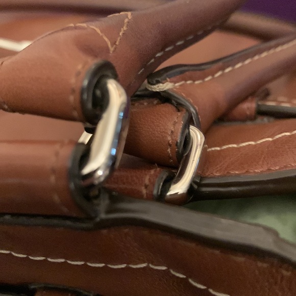 Coach EUC handbag, dark camel colour - Picture 16 of 16